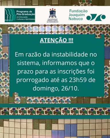 ATENÇÃO!